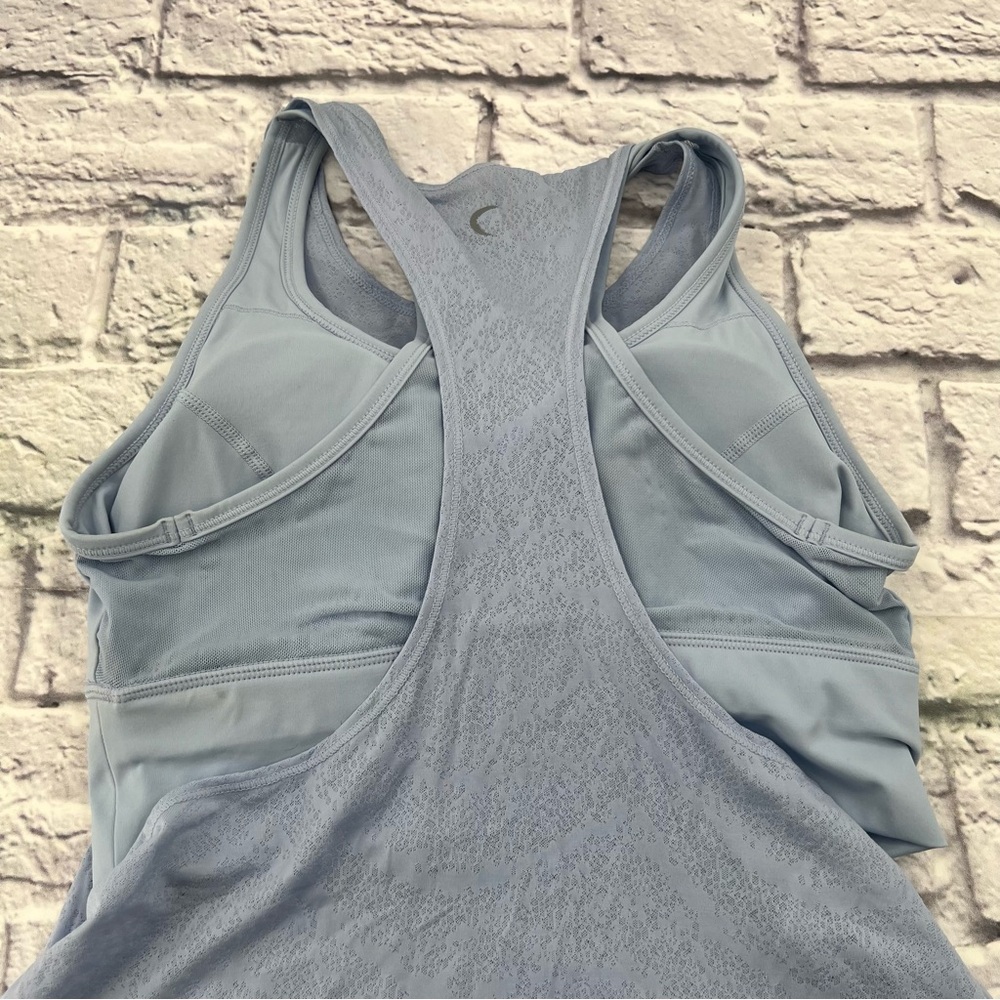 ZYIA Active Women's Light Blue Tank Top Size Small Built in Padded Sports Bra - Picture 10 of 11